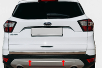 Ford Kuga/Escape 2013–2019 Nerezová lišta hrany kufra Carmos - turecká oceľ fotografia 3