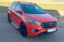 Ford Kuga/Escape 2013–2019 Bočné nášľapy Allmond Grey (2 ks, hliník) S lakovanými dverovými plechmi fotografia 2