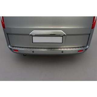 Chrómová lišta nad ŠPZ (bez kamery, nerez) Ford Custom 2013–2022 fotografia 1