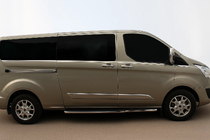 Ford Custom 2013–2022 Spodné lišty okien (8 ks, nerez) Dlhý rázvor fotografia 1