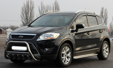 Ford Kuga 2008–2013 Predný ochranný rám WT003 (nerez) fotografia 2