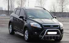 Ford Kuga 2008–2013 Predný ochranný rám WT003 (nerez) fotografia 3
