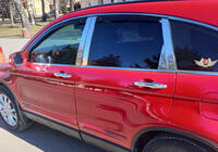 Honda CRV 2007–2011 Nerezové kryty dverových stĺpikov (8 ks) fotografia 7