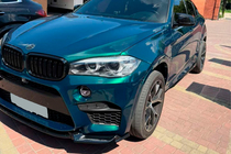 BMW X6 F16 2014–2019 Kryty zrkadiel M-Look (s klipmi, 2 ks) fotografia 9