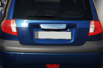 Hyundai Getz 2002– Lišta nad ŠPZ (2006↗, nerez) fotografia 3