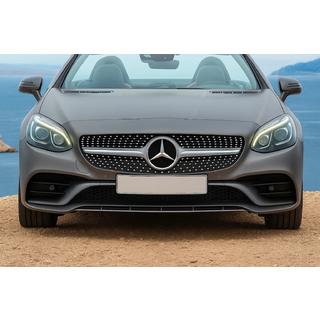 Predná maska chladiča Diamond Silver Mercedes SLC R172 2016–2020 fotografia 1