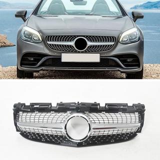 Predná maska chladiča Diamond Silver Mercedes SLC R172 2016–2020 fotografia 3
