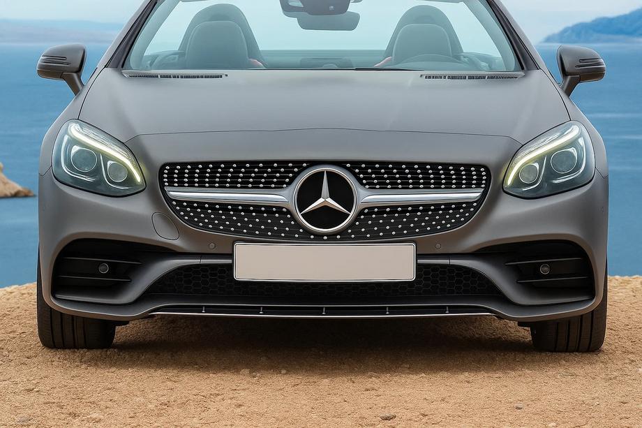 Mercedes SLC R172 2016–2020 Predná maska chladiča Diamond Silver Image