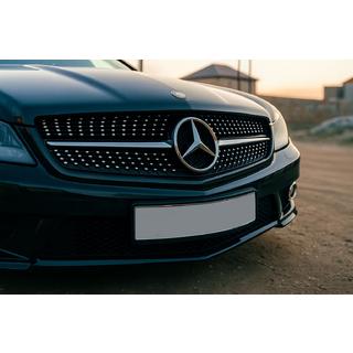 Predná maska Diamond Black (2008-2011) Mercedes SL R230 2001–2011 fotografia 1