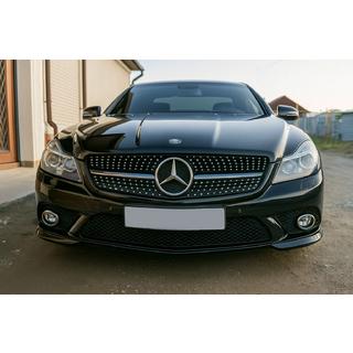 Predná maska Diamond Black (2008-2011) Mercedes SL R230 2001–2011 fotografia 3