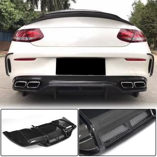 Difúzor zadného nárazníka V2 (pre C63 AMG Coupé/Cabriolet 2015-2019, karbón) fotografia 1