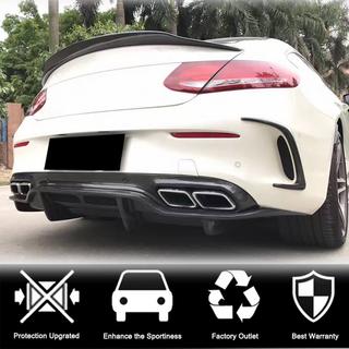 Difúzor zadného nárazníka V2 (pre C63 AMG Coupé/Cabriolet 2015-2019, karbón) fotografia 2