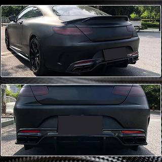 Difúzor zadného nárazníka V2 (pre C63 AMG Coupé/Cabriolet 2015-2019, karbón) fotografia 4
