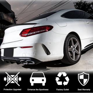 Nadstavce zadného nárazníka/difúzora V1 (pre Coupé/Cabriolet Base/AMG-Line/C43 AMG 2015-2019, karbón) fotografia 3