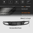 Mercedes C-class W205 2014–2021 Difúzor zadného nárazníka V1 (pre kupé/kabriolet C63 AMG 2015-2019, karbón) fotografia 2