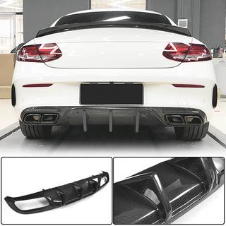 Difúzor zadného nárazníka V1 (pre kupé/kabriolet C63 AMG 2015-2019, karbón) fotografia 1