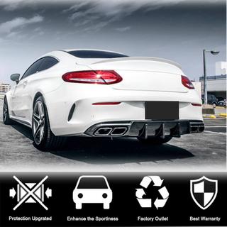 Difúzor zadného nárazníka V1 (pre kupé/kabriolet C63 AMG 2015-2019, karbón) fotografia 3