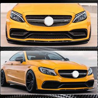 Líšta predného nárazníka Lip V1 (pre kupé/kabriolet C63 AMG 2015-2019, karbón) fotografia 3