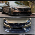 Mercedes C-class W205 2014–2021 Lip predného nárazníka Lip V2 (pre kupé/kabriolet C63 AMG 2015-2019, karbón) fotografia 5