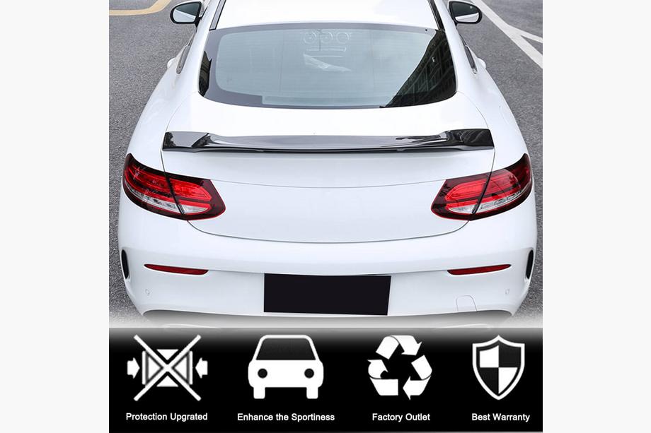 Mercedes C-class W205 2014–2021 Spojler V1 (pre kupé 2015-2019, karbón) Fotografia 3