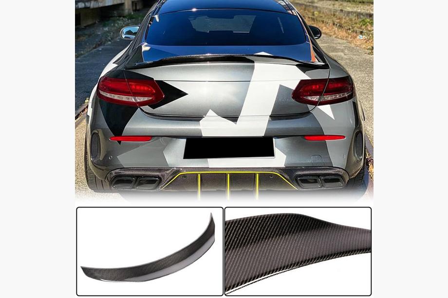 Mercedes C-class W205 2014–2021 Spojler V4 (pre kupé 2015-2019, karbón) Image