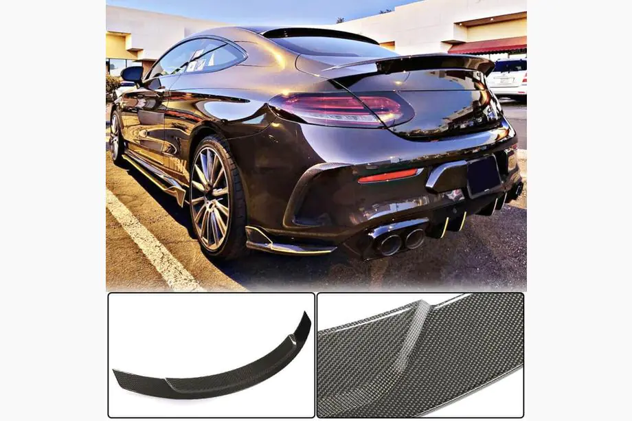 Mercedes C-class W205 2014–2021 Spojler V10 (pre kupé 2015-2019, karbón) Image