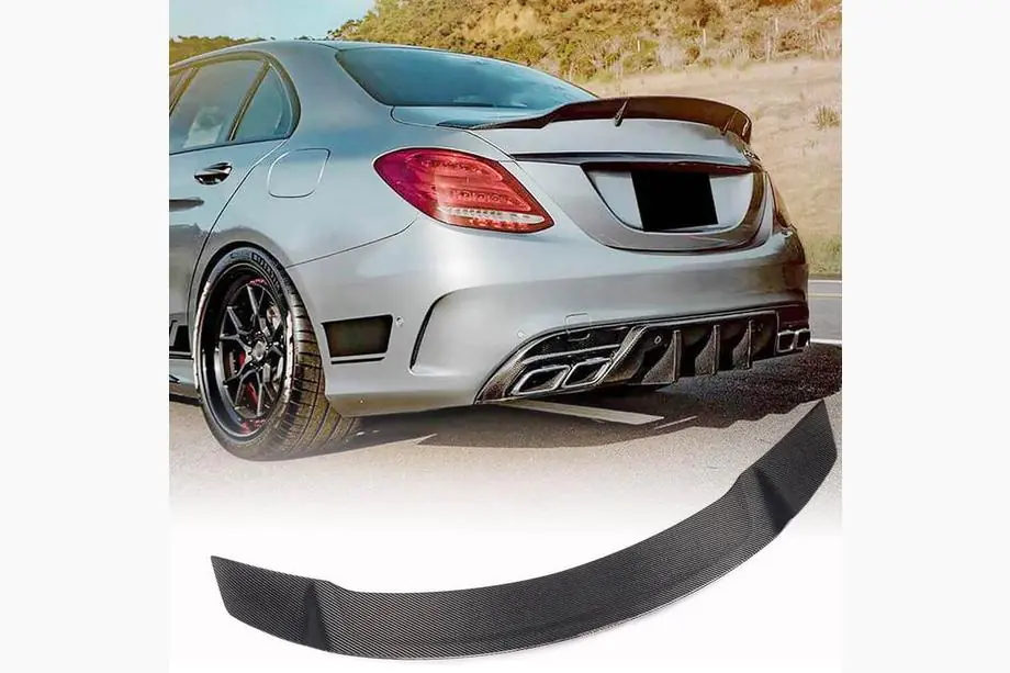 Mercedes C-class W205 2014–2021 Spojler V1 (pre SD 2015-2019, karbón) Image