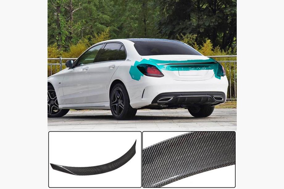 Mercedes C-class W205 2014–2021 Spojler V5 (pre SD 2015-2021, karbón) Image