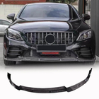 Mercedes C-class W205 2014–2021 Lip spojler predného nárazníka (pre SD AMG-Line 2019-2021, karbón) fotografia 1