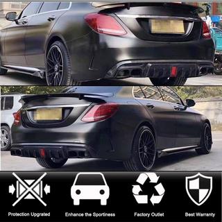 Difúzor zadného nárazníka s koncovkami výfuku (pre SD C43 AMG 2015-2021, karbón) fotografia 2