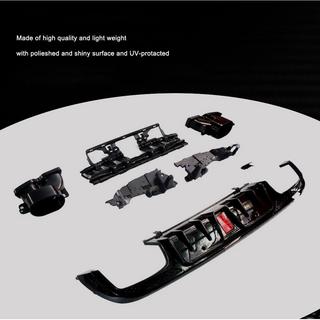 Difúzor zadného nárazníka s koncovkami výfuku (pre SD C43 AMG 2015-2021, karbón) fotografia 3