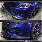 Mercedes C-class W205 2014–2021 Predný nárazníkový lip Lip V1 (pre C43 AMG 2019-2021, karbón) fotografia 5