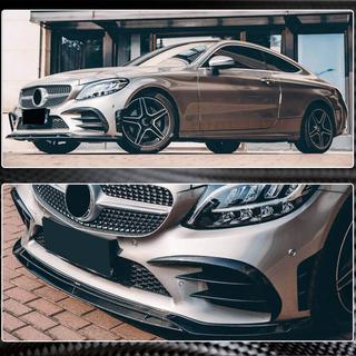 Predný nárazníkový lip Lip V1 (pre C43 AMG 2019-2021, karbón) fotografia 4