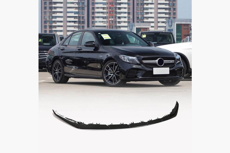 Mercedes C-class W205 2014–2021 Nadstavec predného nárazníka Lip V2 (pre C43 AMG 2019-2021, karbón) Image