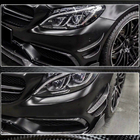 Mercedes C-class W205 2014–2021 Karbonové lišty na predný nárazník (pre C63 AMG 2015-2019) fotografia 5