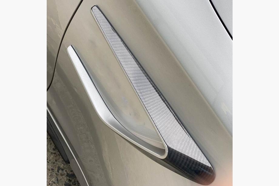 Mercedes C-class W205 2014–2021 Kryty predných blatníkov (pre kupé/kabriolet C63 AMG 2015-2019, karbón) Fotografia 3