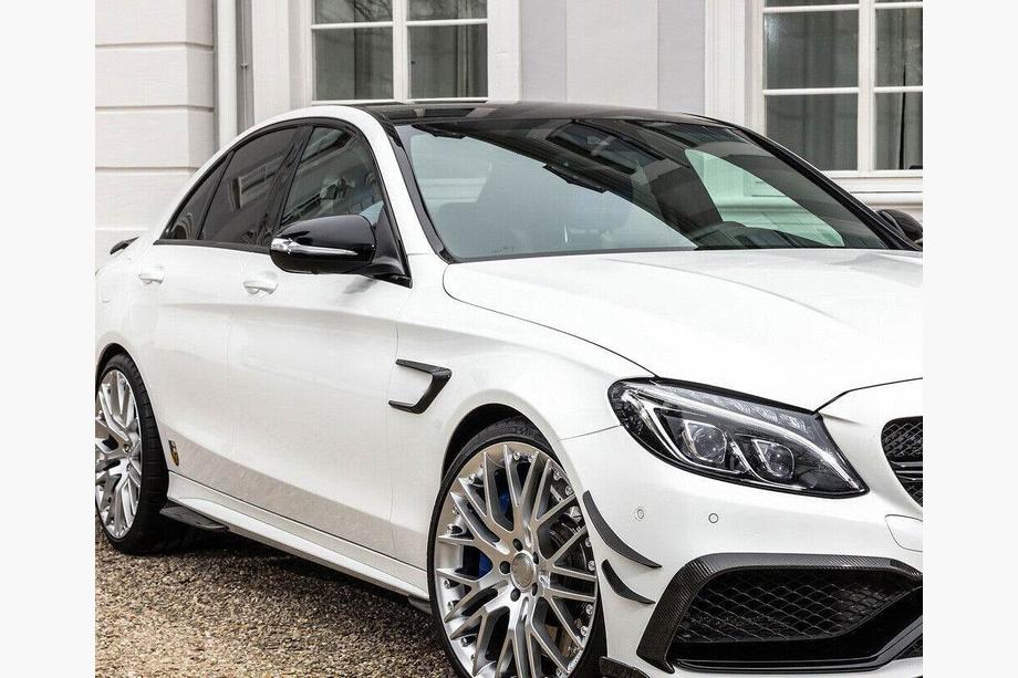 Mercedes C-class W205 2014–2021 Kryty predných blatníkov (pre kupé/kabriolet C63 AMG 2015-2019, karbón) Fotografia 7