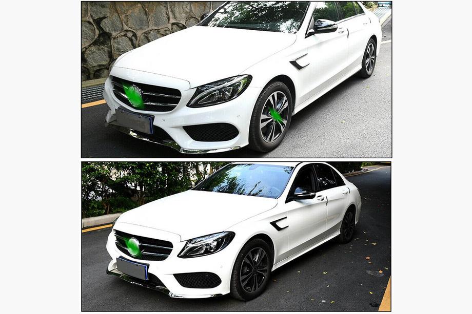 Mercedes C-class W205 2014–2021 Kryty predných blatníkov (pre kupé/kabriolet C63 AMG 2015-2019, karbón) Fotografia 8