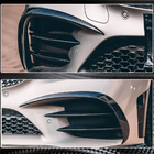 Mercedes C-class W205 2014–2021 Nadstavce predného nárazníka V1 (pre C43 AMG 2019-2021, karbón) fotografia 5