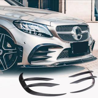 Nadstavce predného nárazníka V1 (pre C43 AMG 2019-2021, karbón) fotografia 1