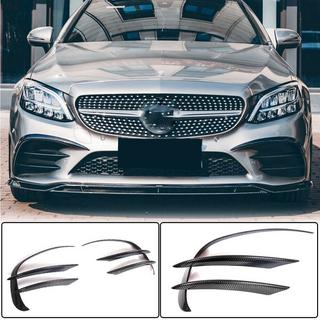 Nadstavce predného nárazníka V1 (pre C43 AMG 2019-2021, karbón) fotografia 2