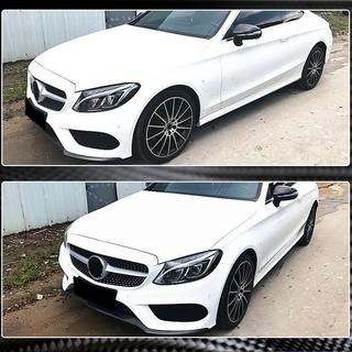 Karbonový lip na predný nárazník Lip V4 (pre C43 AMG 2015-2019) fotografia 3