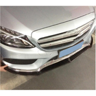 Mercedes C-class W205 2014–2021 Predný lip spojler nárazníka Lip V7 (pre C43 AMG 2015-2019, plast) fotografia 4