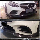 Mercedes C-class W205 2014–2021 Predný nárazníkový lip V3 pre C43 AMG 2019-2021 (karbón) fotografia 2