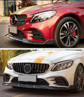 Mercedes C-class W205 2014–2021 Predný nárazníkový lip V3 pre C43 AMG 2019-2021 (karbón) fotografia 5