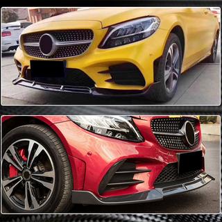 Predný nárazníkový lip V3 pre C43 AMG 2019-2021 (karbón) fotografia 4