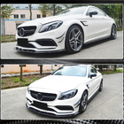 Mercedes C-class W205 2014–2021 Predný splitter Lip V1 (pre SD C63 AMG 2015-2019, karbón) fotografia 4