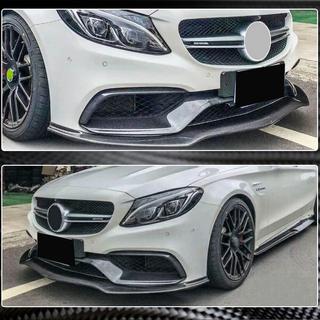 Líšta predného nárazníka Lip V2 (pre SD C63 AMG 2015-2019, karbón) fotografia 4