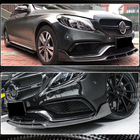 Mercedes C-class W205 2014–2021 Predný splitter V4 (pre SD C63 AMG 2015-2019, karbón) fotografia 5