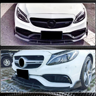 Mercedes C-class W205 2014–2021 Predný splitter V4 (pre SD C63 AMG 2015-2019, karbón) fotografia 6